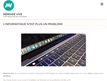 Tablet Screenshot of memoire-vive.fr