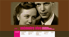 Desktop Screenshot of memoire-vive.be